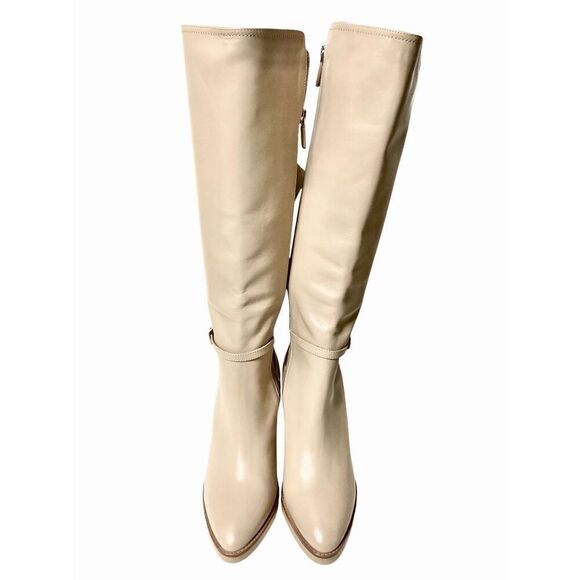 Lola Cruz Anthropologie Tall cream Wedge boot. Size 6 1/2. Retails $420 - Picture 2 of 8